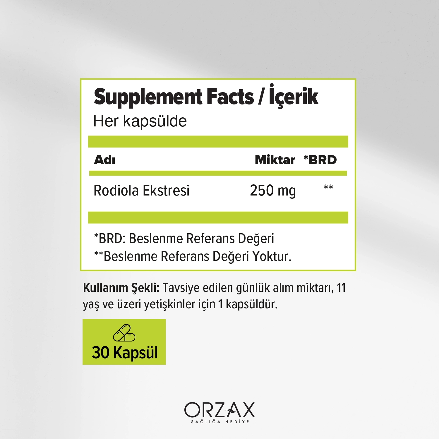 Ocean Rhodiola Tablet Ocean Rhodiola Tablet - Görsel 2