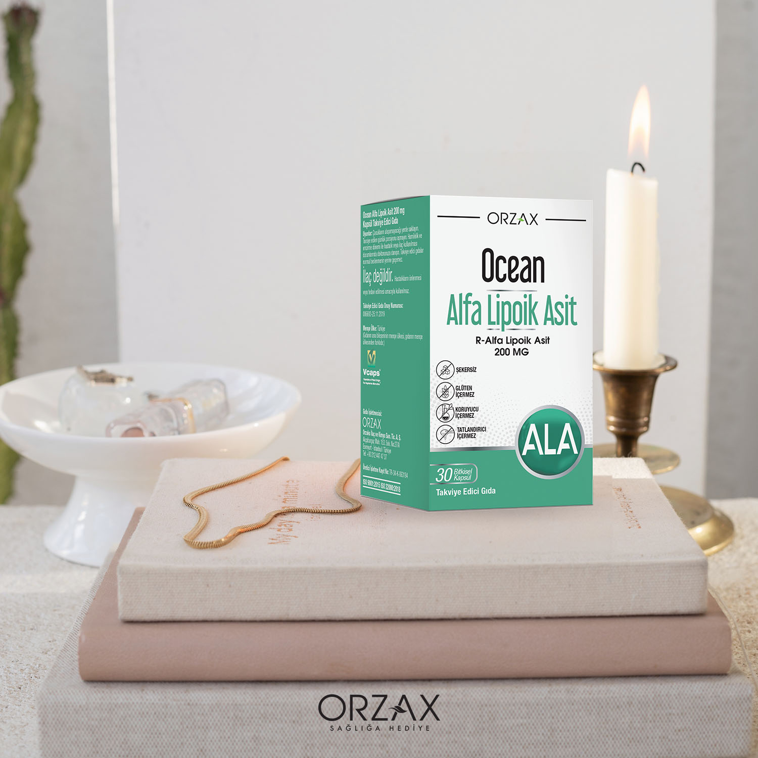 Ocean Alfa Lipoik Asit 200 mg Bitkisel Kapsül Ocean Alfa Lipoik Asit 200 mg Bitkisel Kapsül - Görsel 4