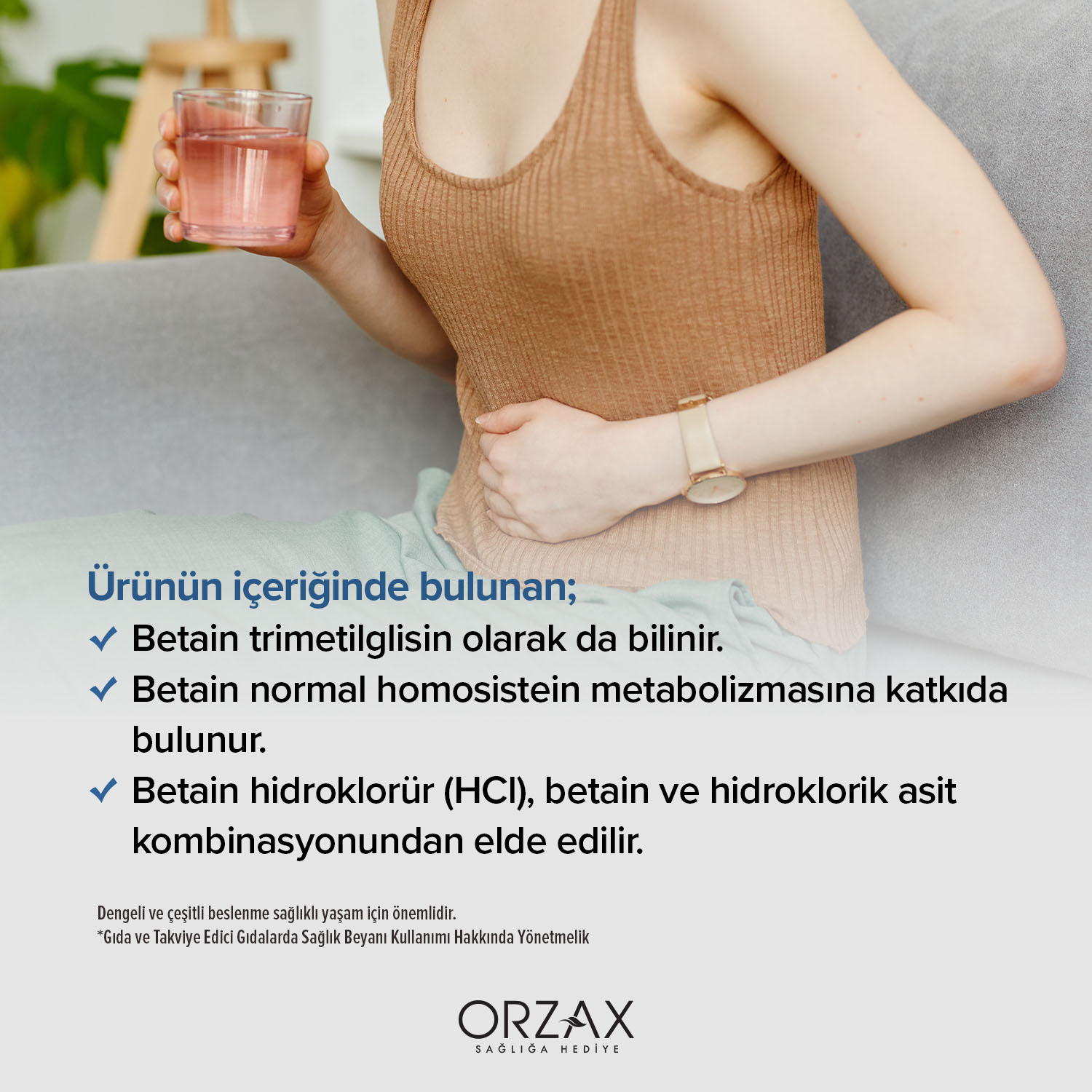 Ocean Betain HCl+Pepsin Tablet Ocean Betain HCl+Pepsin Tablet - Görsel 5