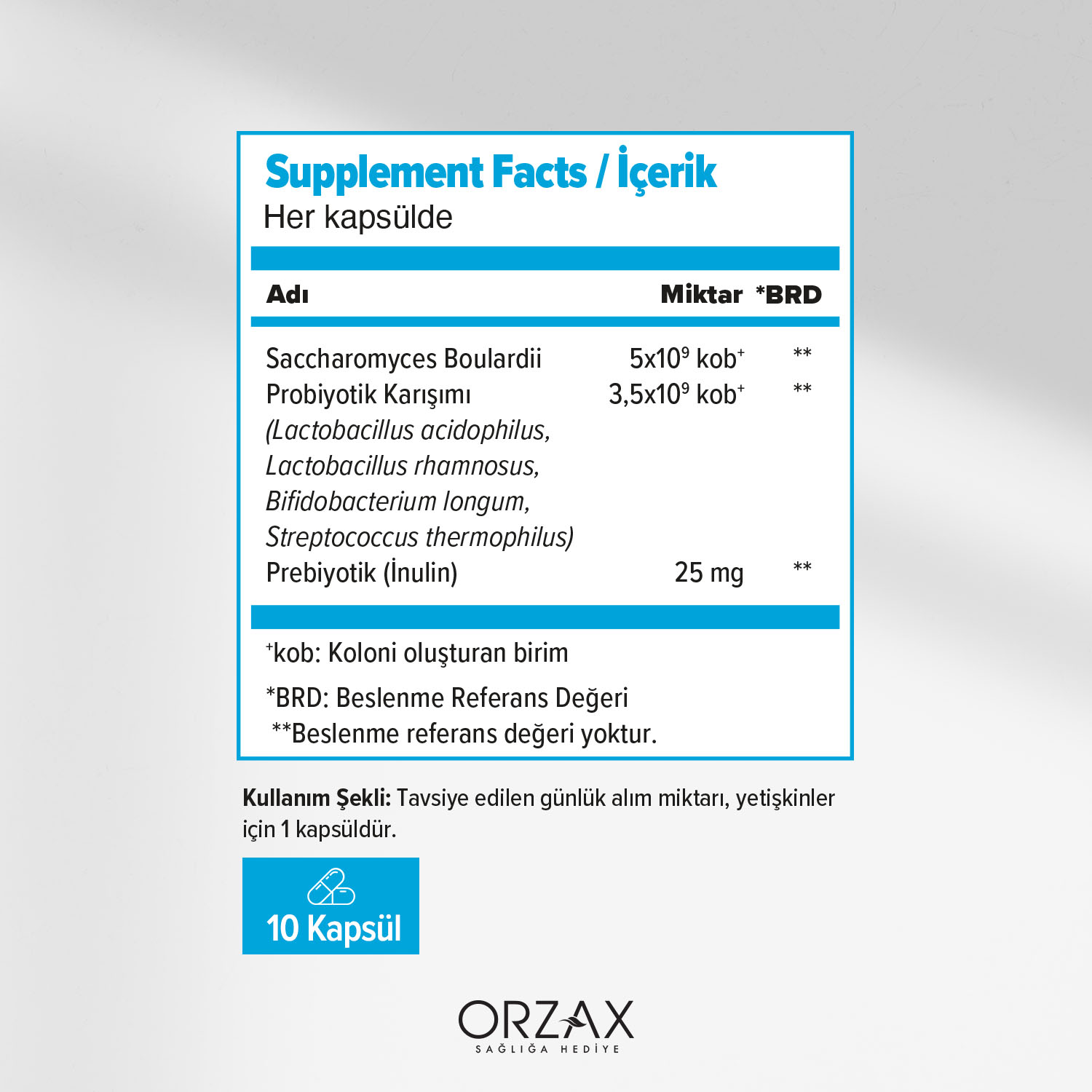 Bigflor Probiyotik Kapsül Bigflor Probiyotik Kapsül - Görsel 2