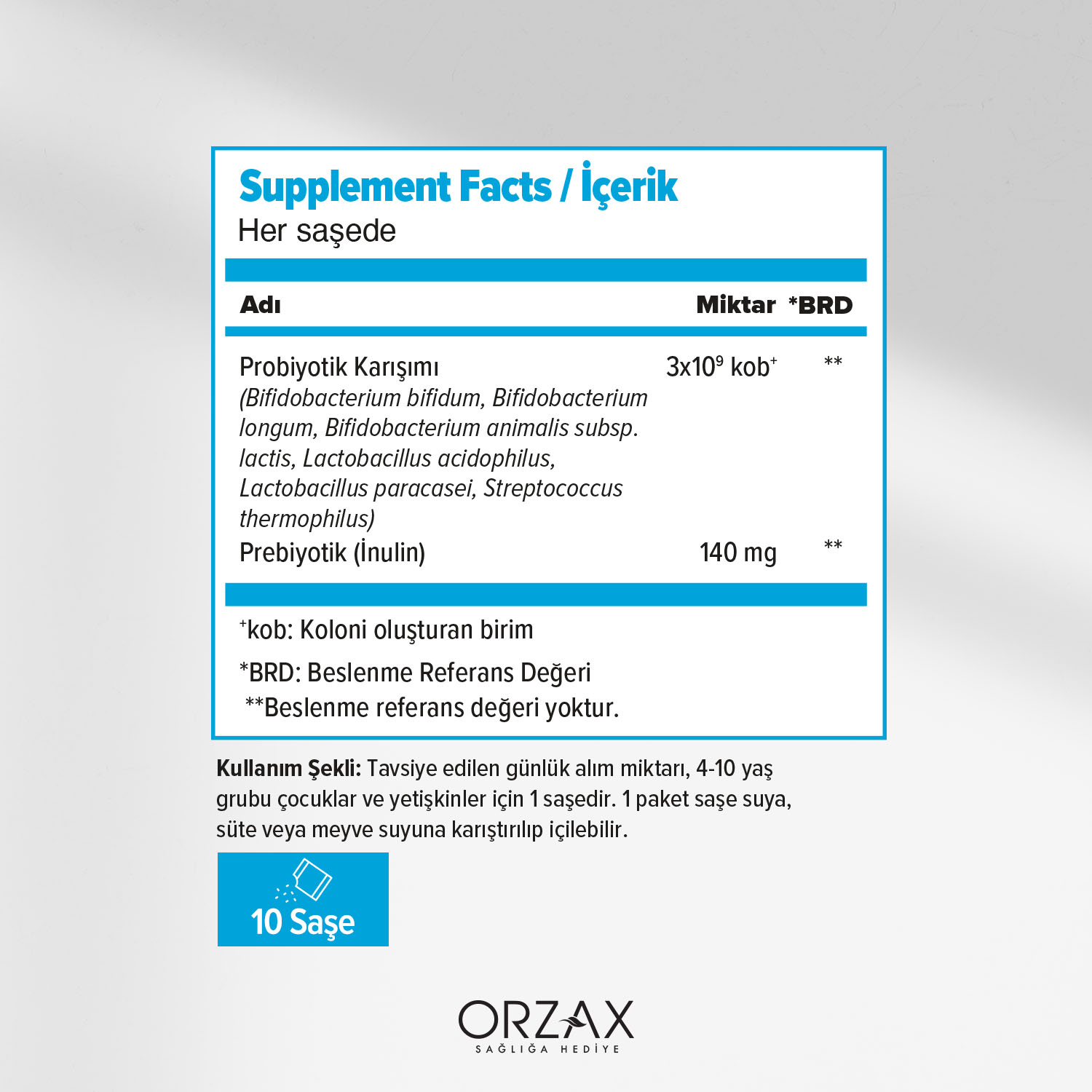 Bigflor Probiyotik Saşe Bigflor Probiyotik Saşe - Görsel 2