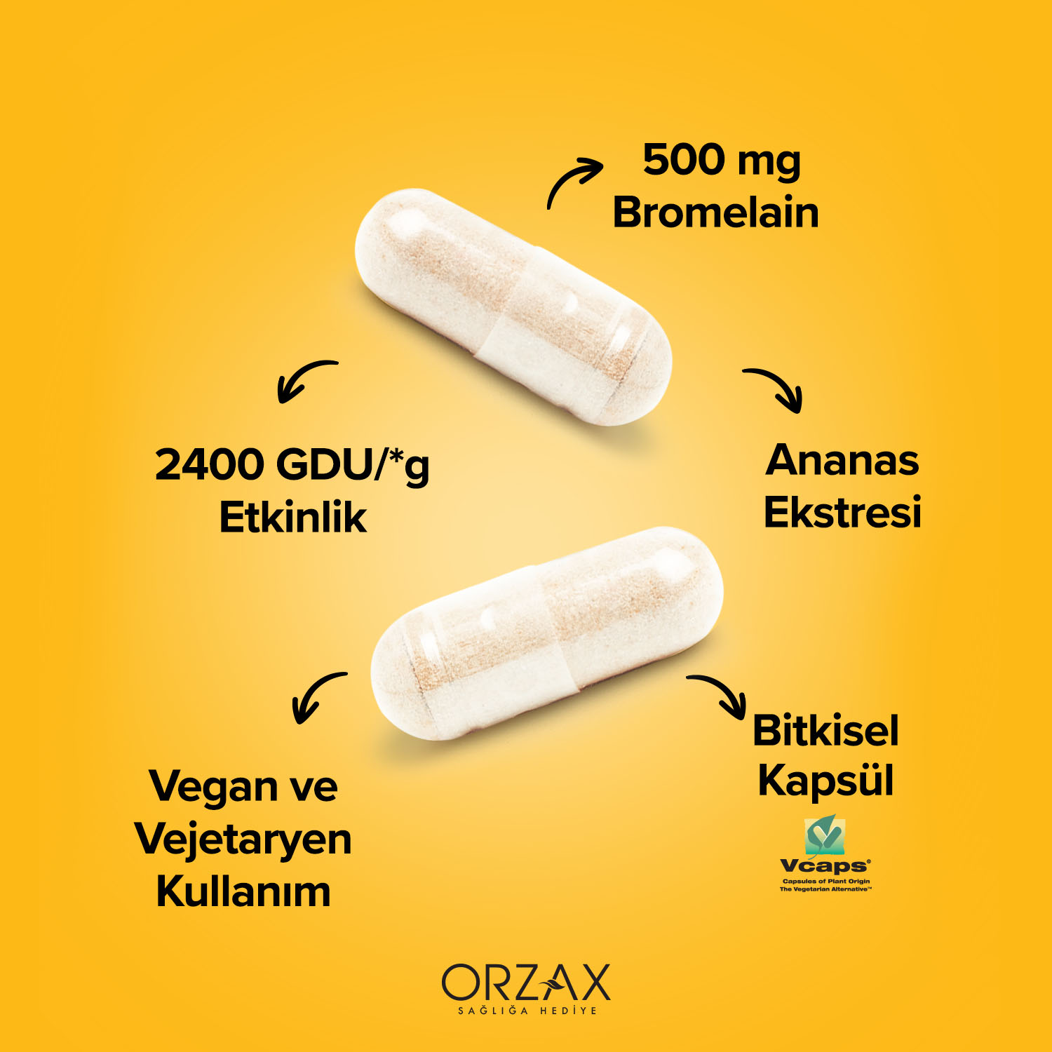 Ocean Bromelain Kapsül Ocean Bromelain Kapsül - Görsel 3