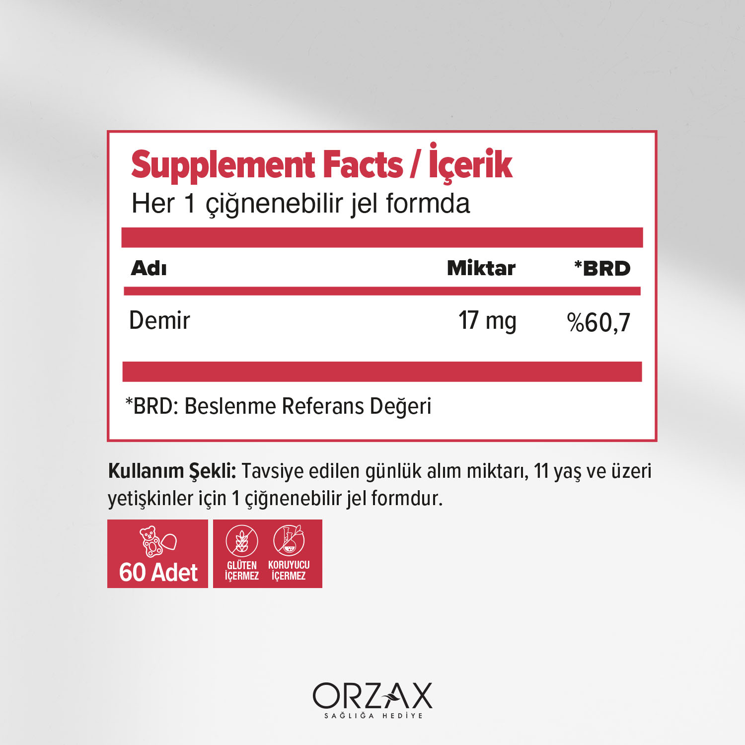 Ocean Gummies Iron Extra Ocean Gummies Iron Extra - Görsel 2