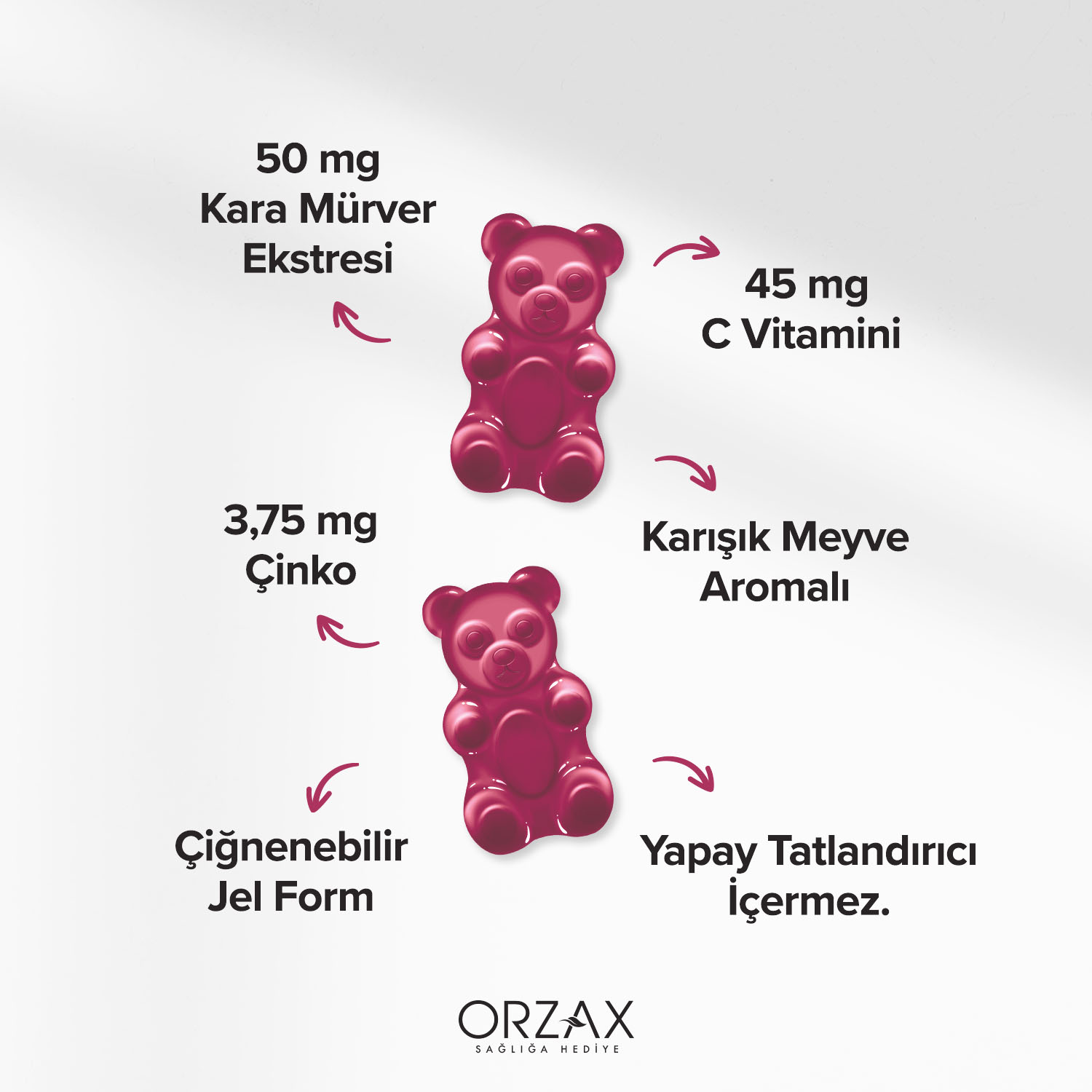 Ocean Gummies Sambucus Kids Ocean Gummies Sambucus Kids - Görsel 5