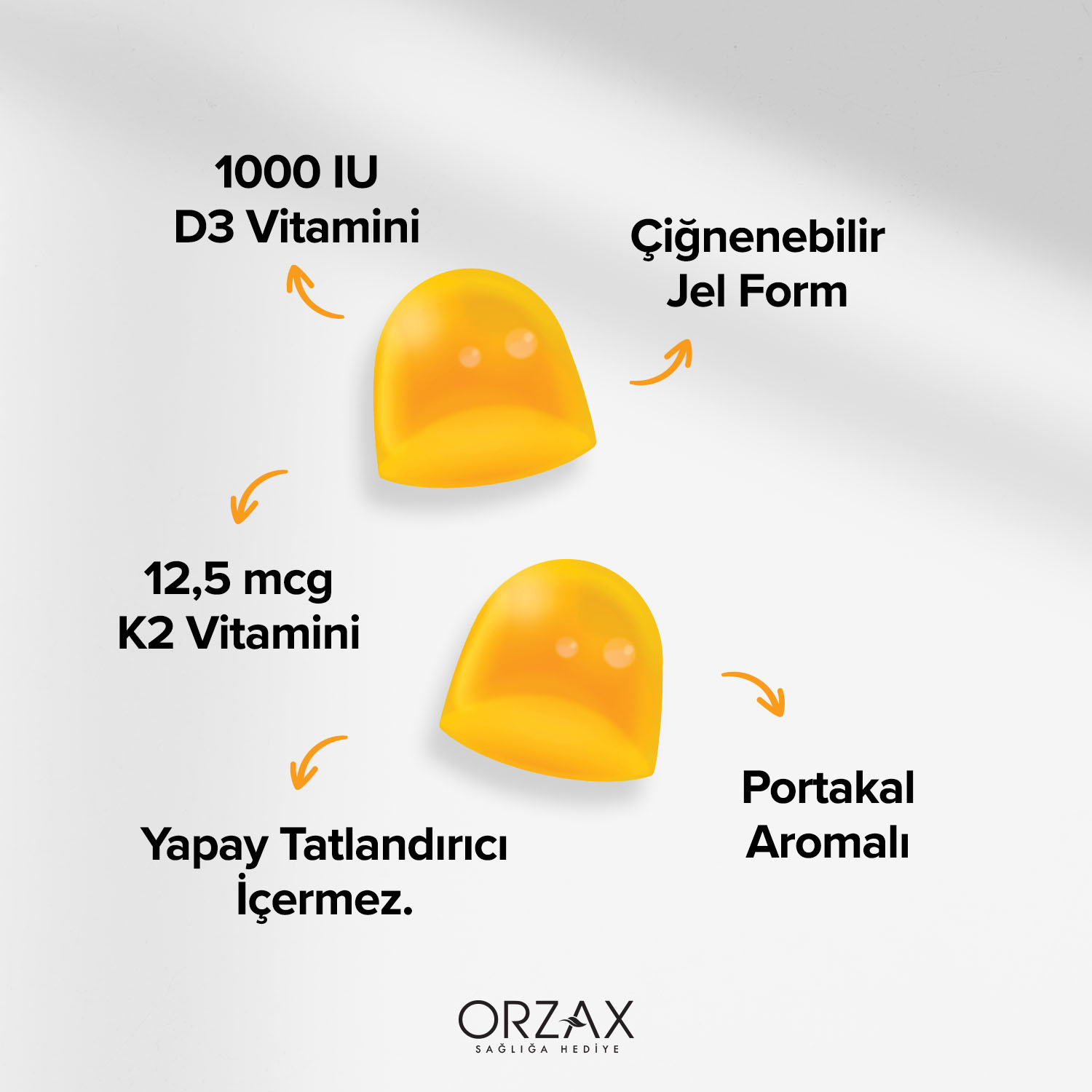 Ocean Gummies D3K2 Ocean Gummies D3K2 - Görsel 3