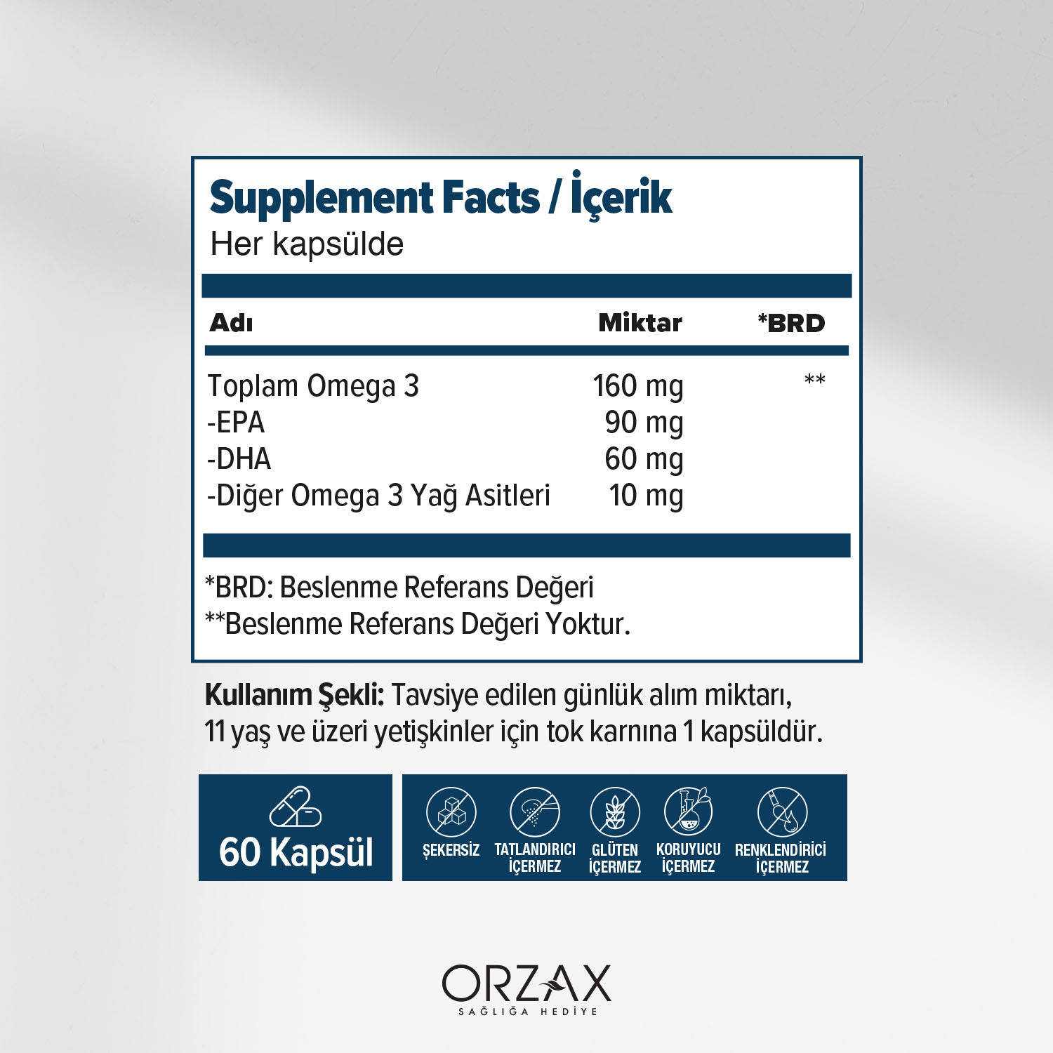 Ocean 500 mg Balık Yağı Softjel Kapsül Ocean 500 mg Balık Yağı Softjel Kapsül - Görsel 2