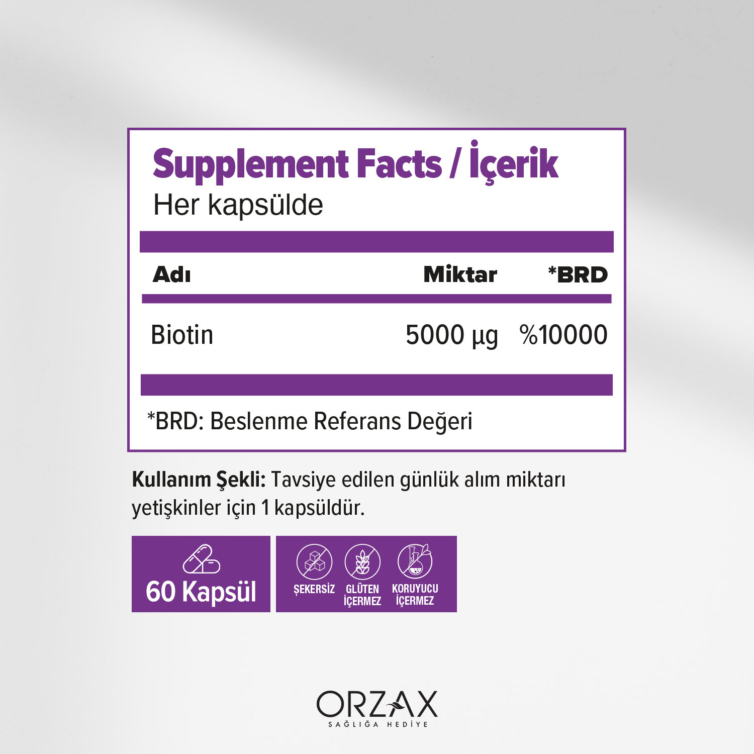 Ocean Biotin Kapsül Ocean Biotin Kapsül - Görsel 3