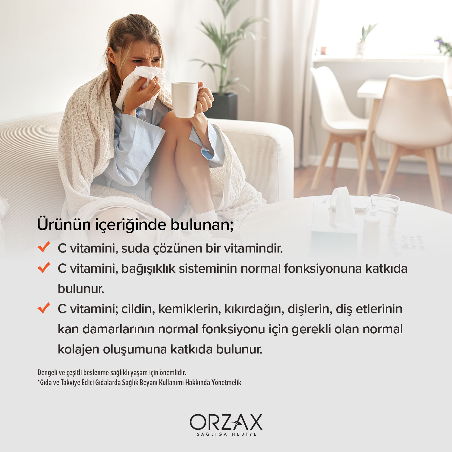 Ocean Vitamin C 1000mg Tablet Ocean Vitamin C 1000mg Tablet - Görsel 3