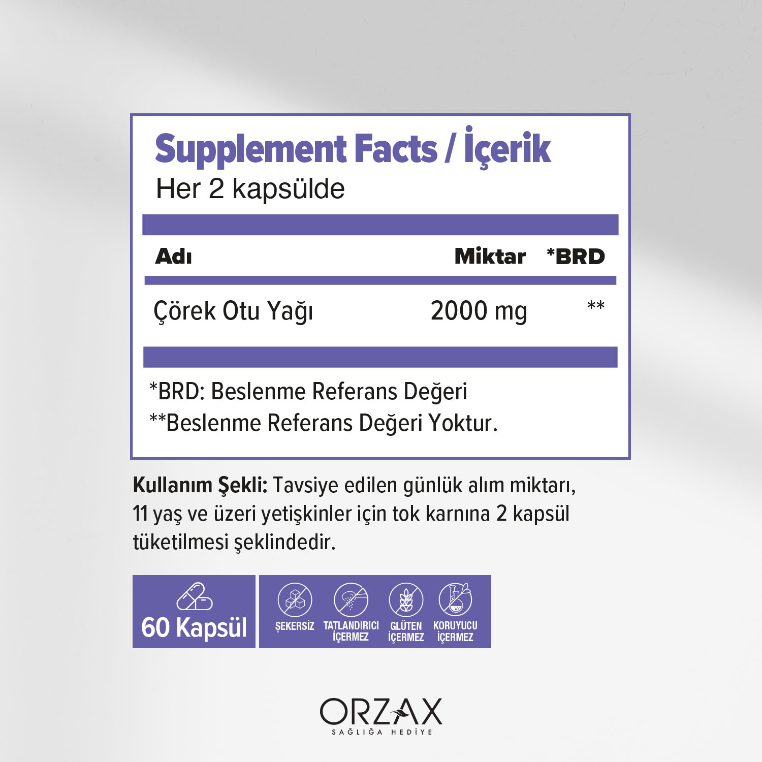 Ocean Çörek Otu Yağı Kapsül Ocean Çörek Otu Yağı Kapsül - Görsel 2