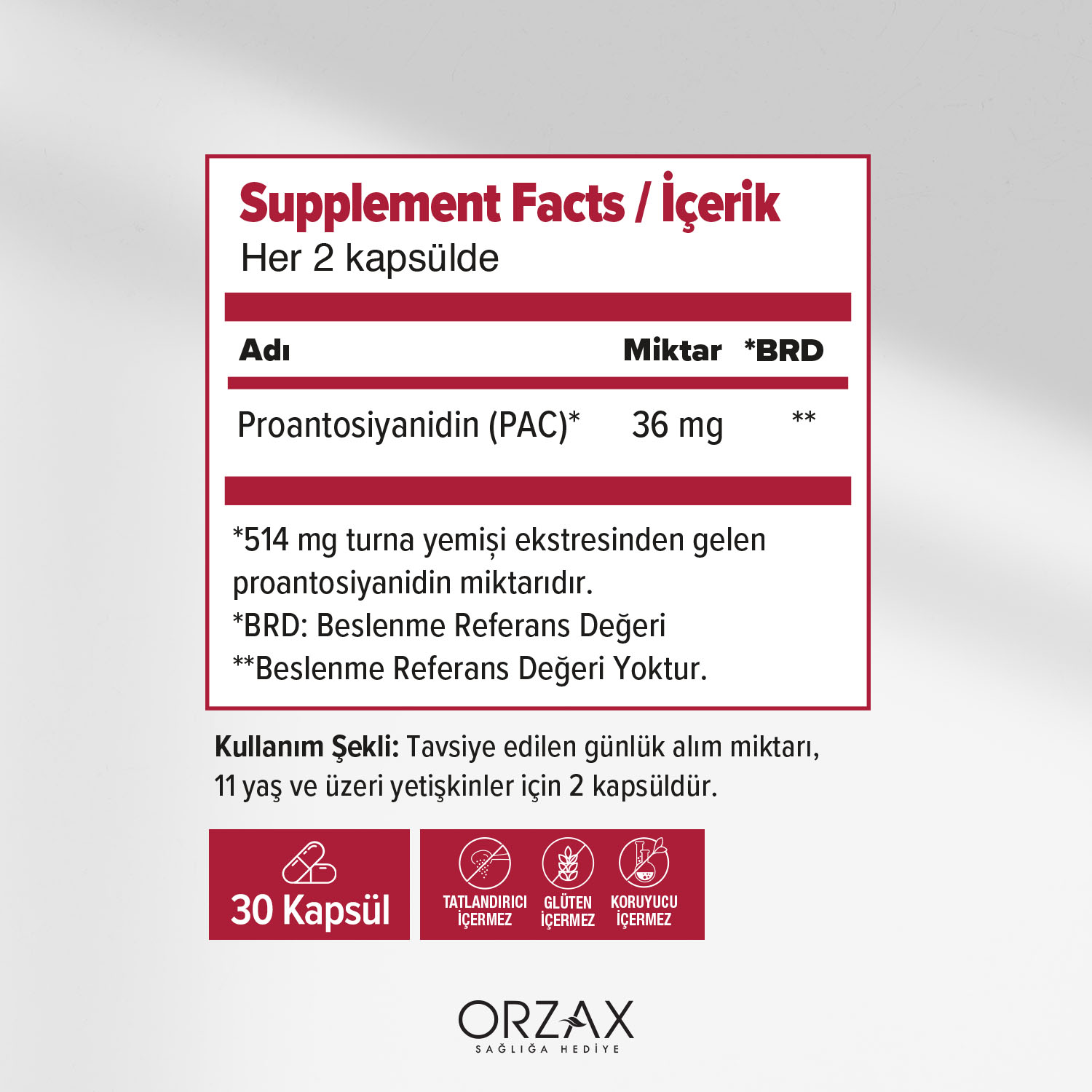 Ocean Cranberry Kapsül Ocean Cranberry Kapsül - Görsel 2