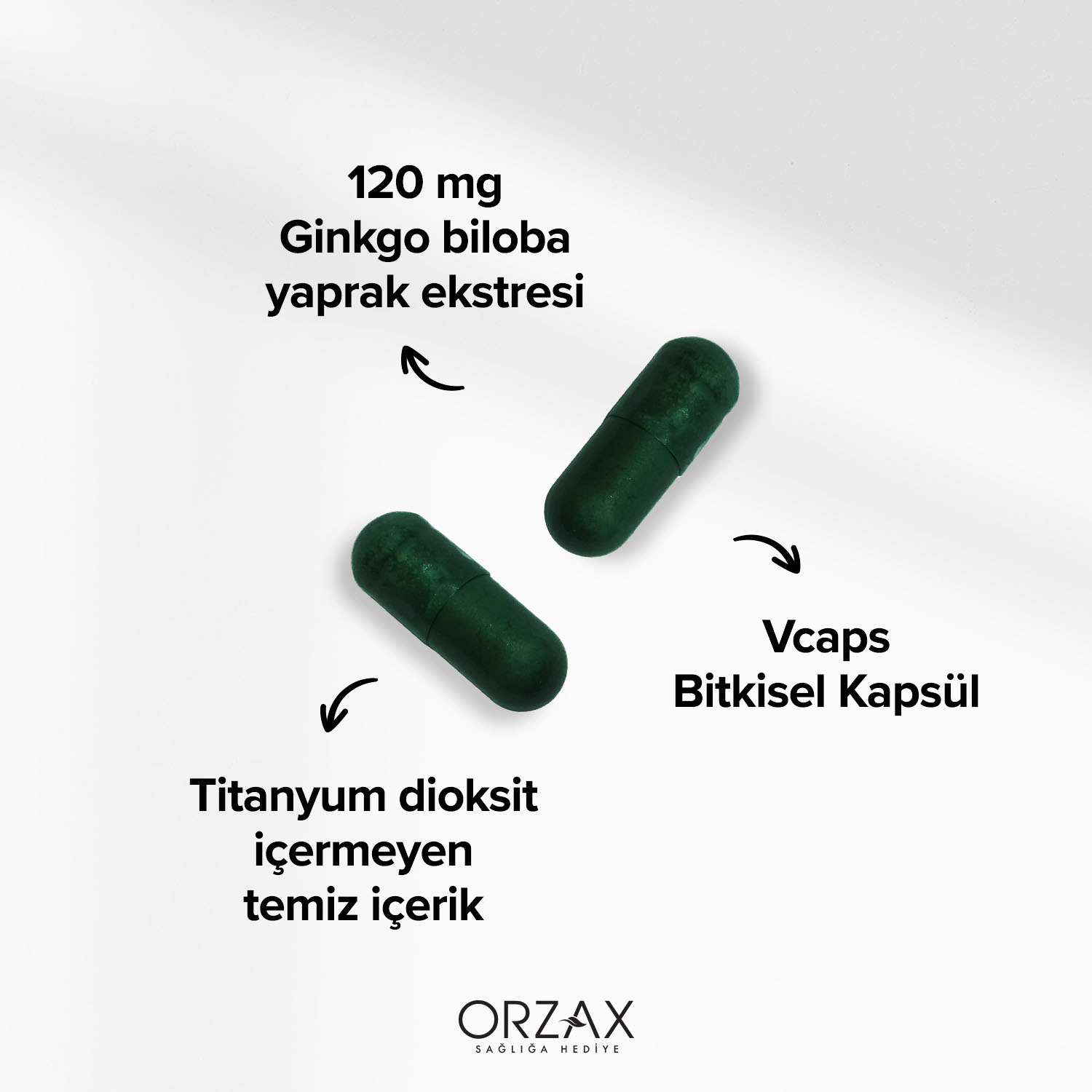 Ocean Ginkgo Biloba Bitkisel Kapsül Ocean Ginkgo Biloba Bitkisel Kapsül - Görsel 3