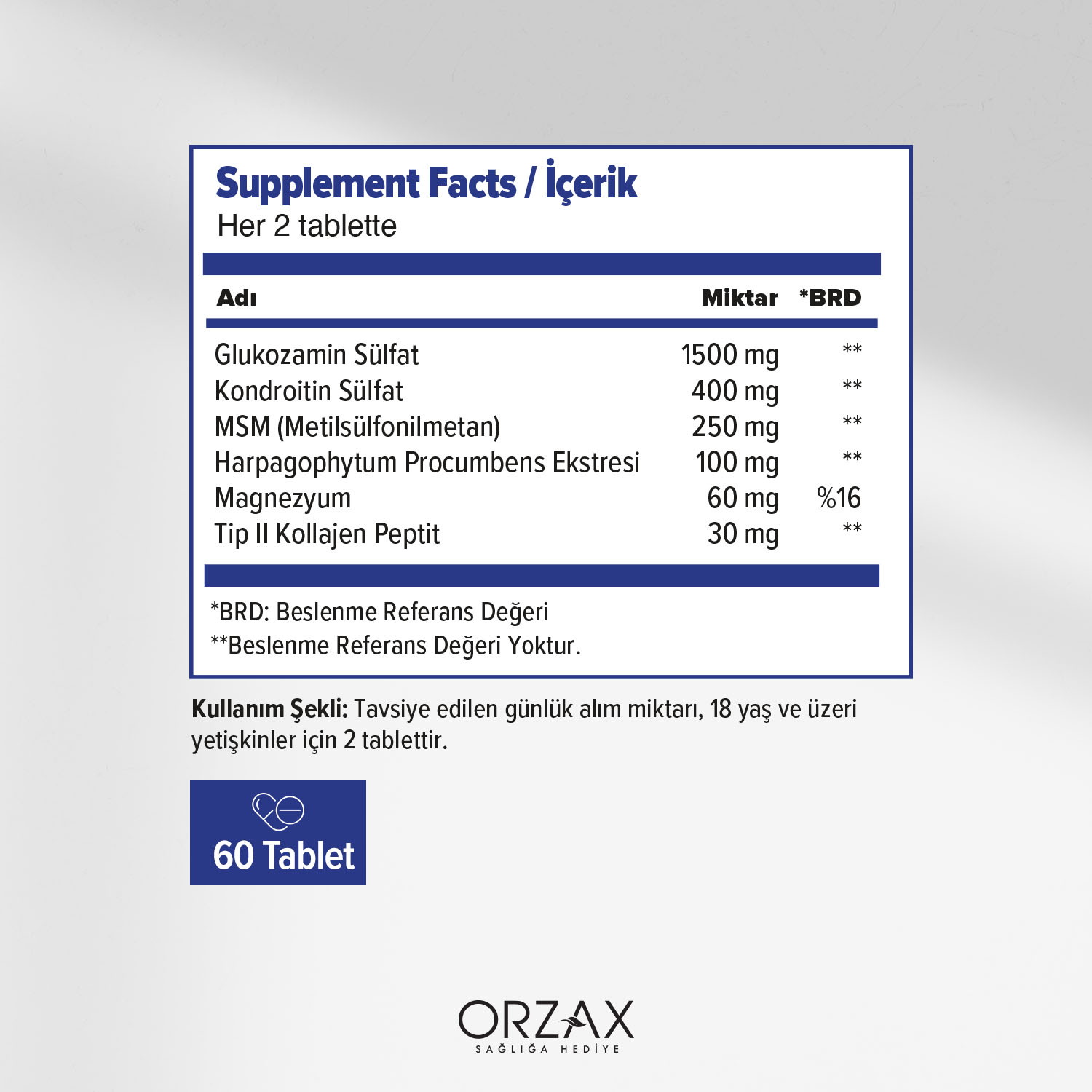 Ocean Glucosamine Complex Tablet Ocean Glucosamine Complex Tablet - Görsel 4
