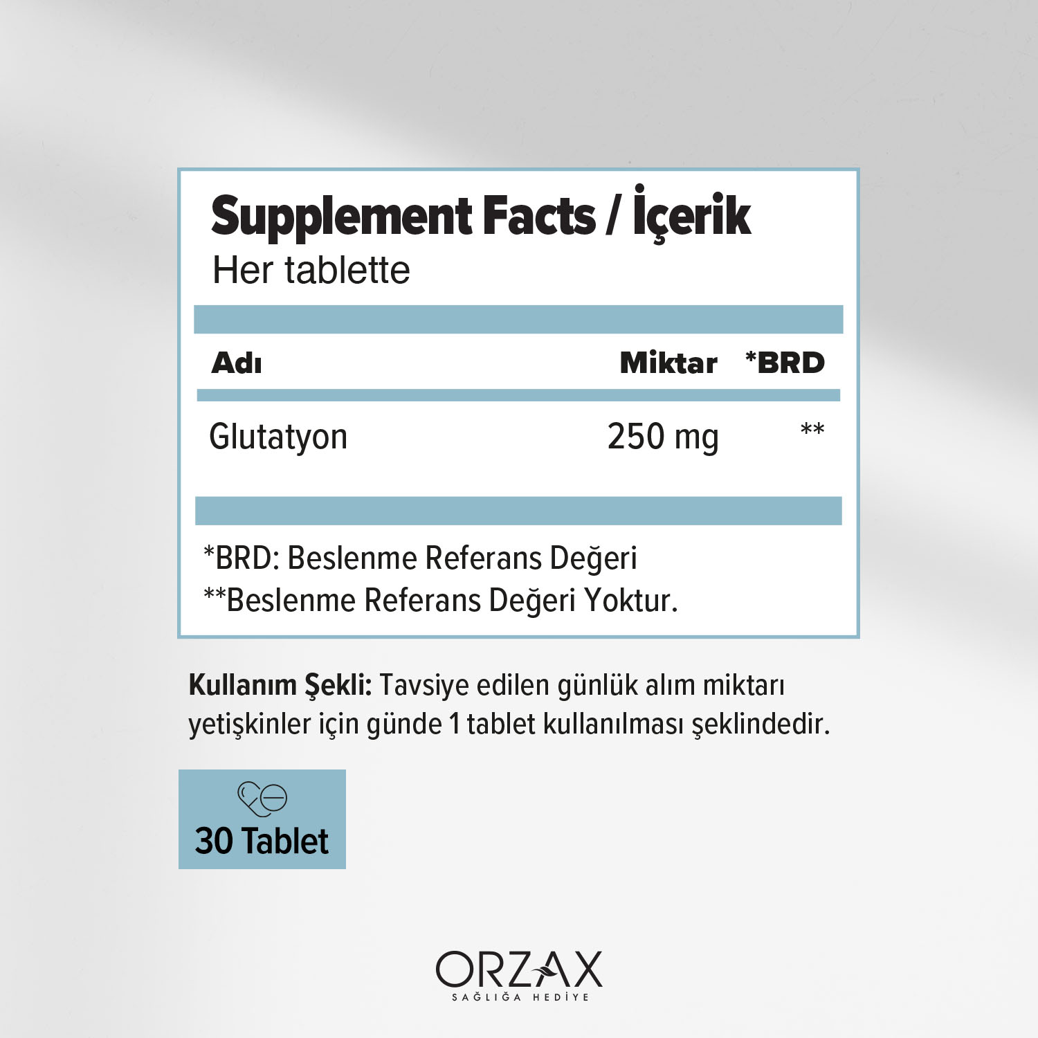 Ocean L-Glutatyon Tablet Ocean L-Glutatyon Tablet - Görsel 2