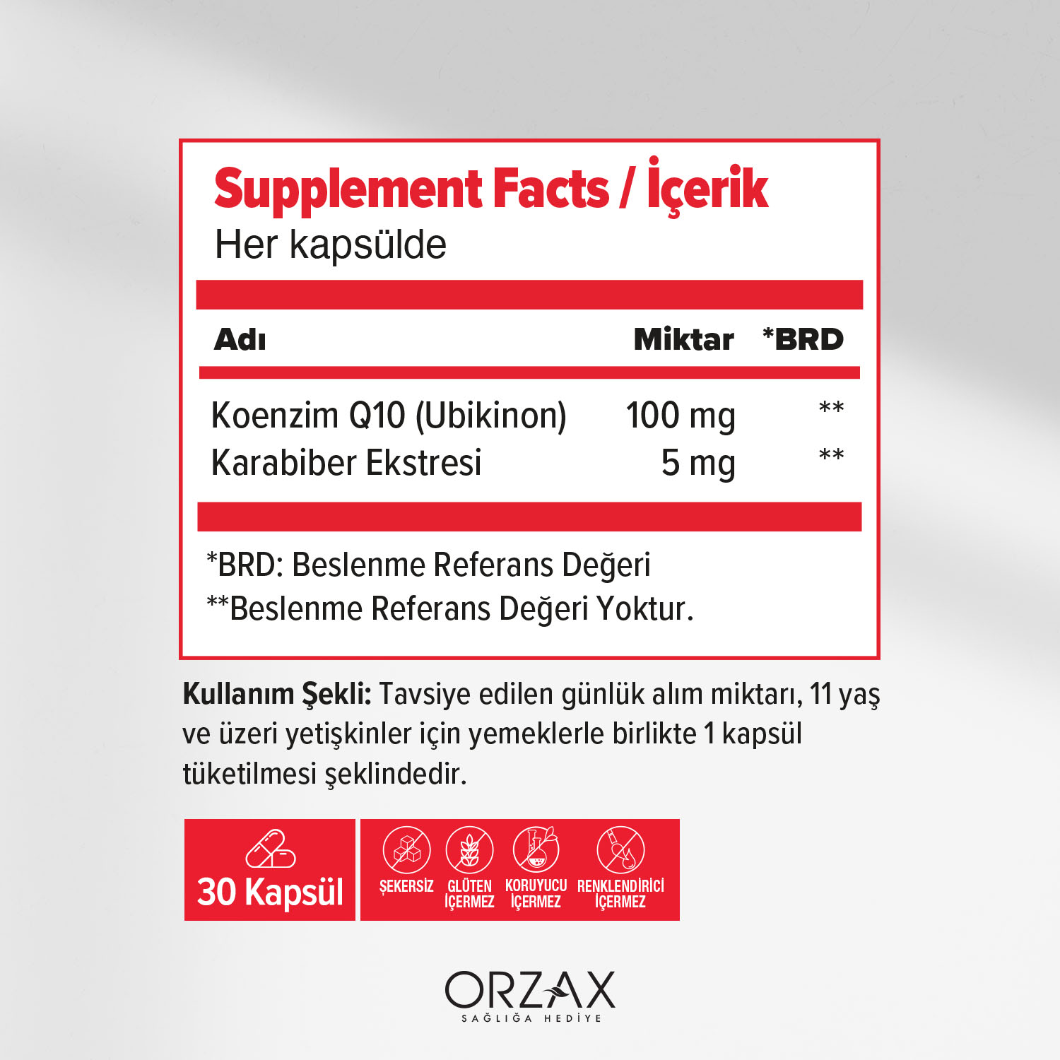 Ocean Koenzim Q10 Kapsül Ocean Koenzim Q10 Kapsül - Görsel 2