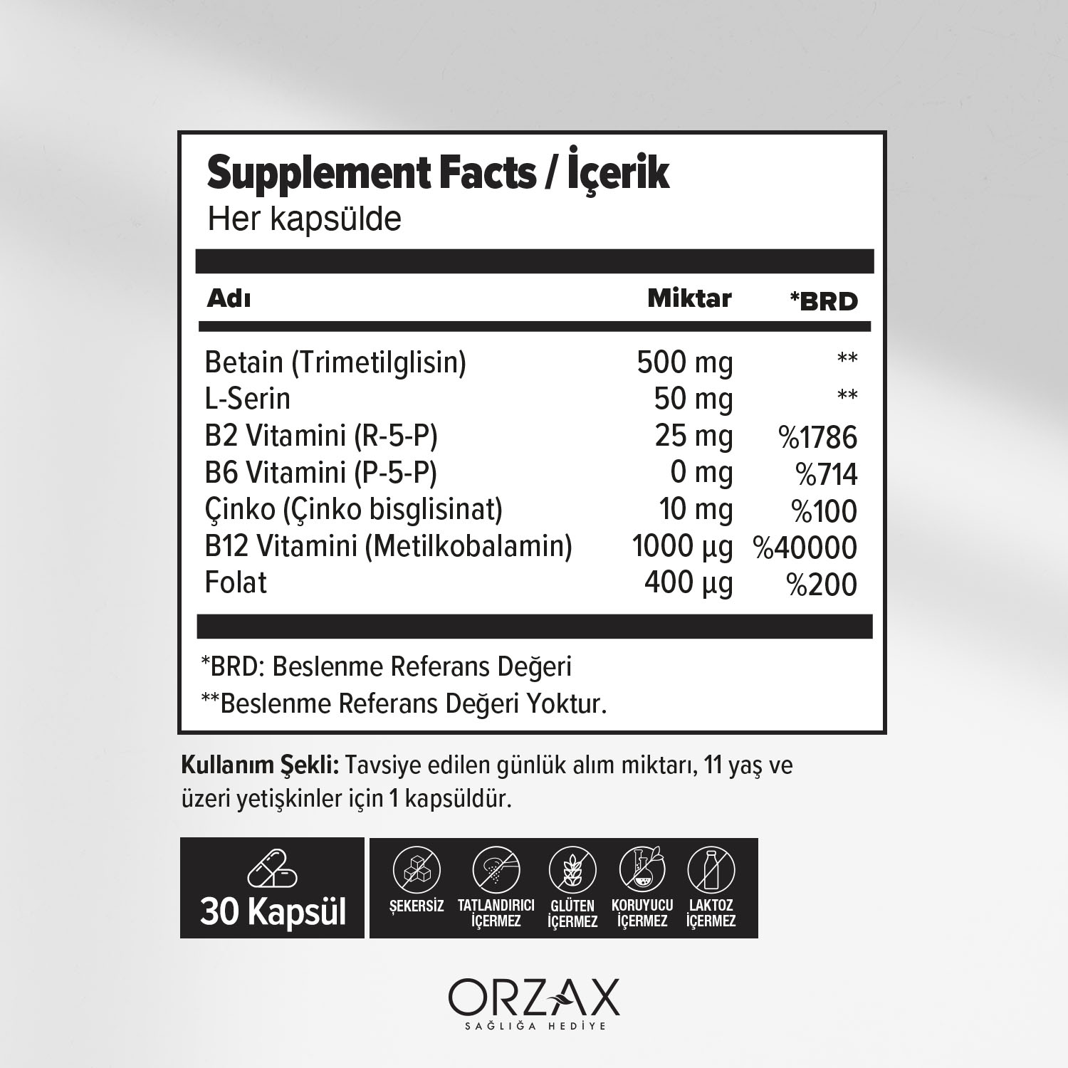 Ocean Methyl Balance Kapsül Ocean Methyl Balance Kapsül - Görsel 2