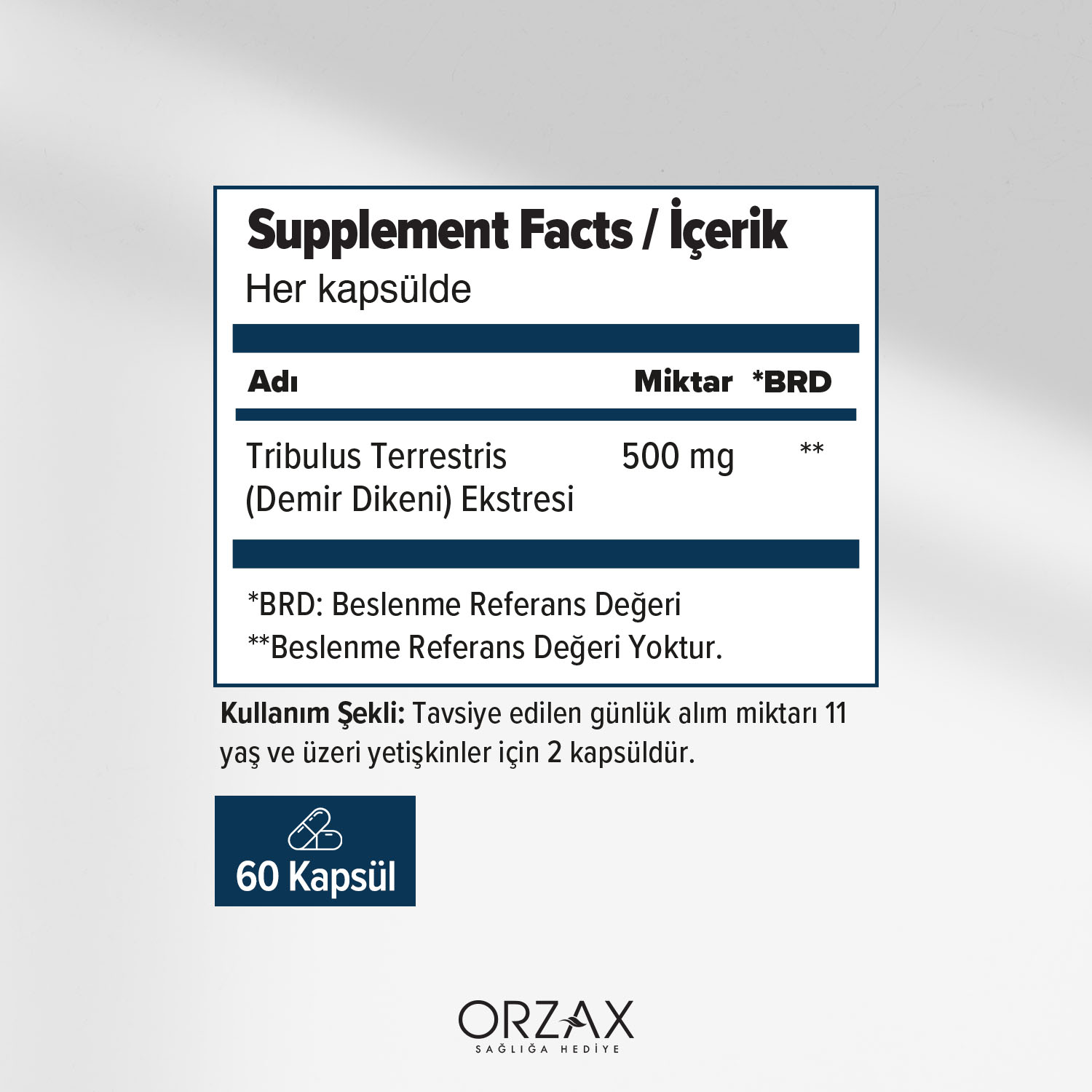 Ocean Tribulus Terrestris Kapsül Ocean Tribulus Terrestris Kapsül - Görsel 2