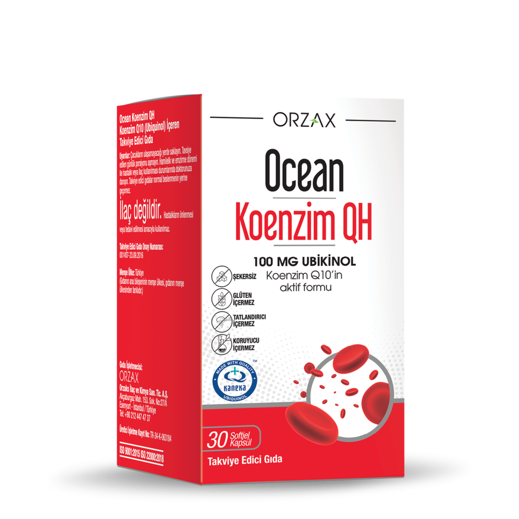 Ocean Koenzim QH 100 Mg 30 Softjel Kapsül
