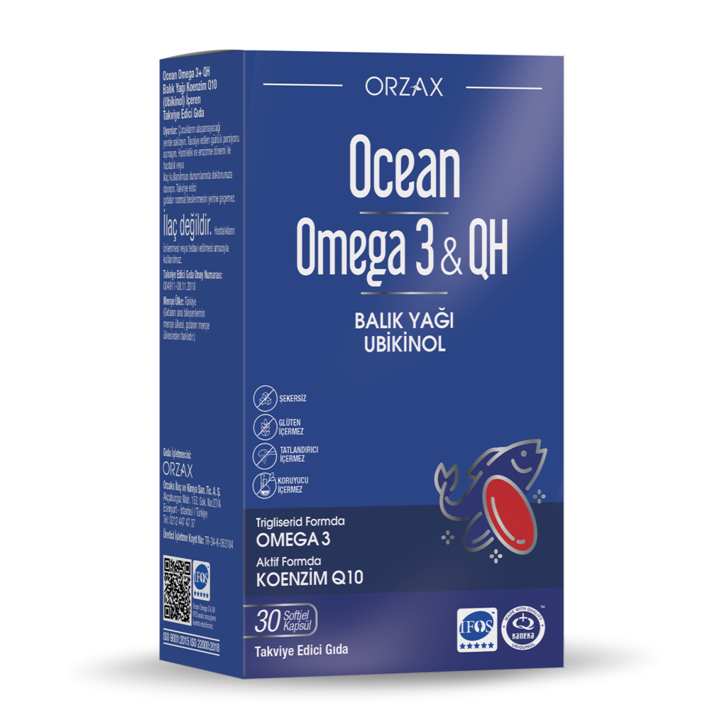 Ocean Omega 3 & QH 30 Softjel Kapsül