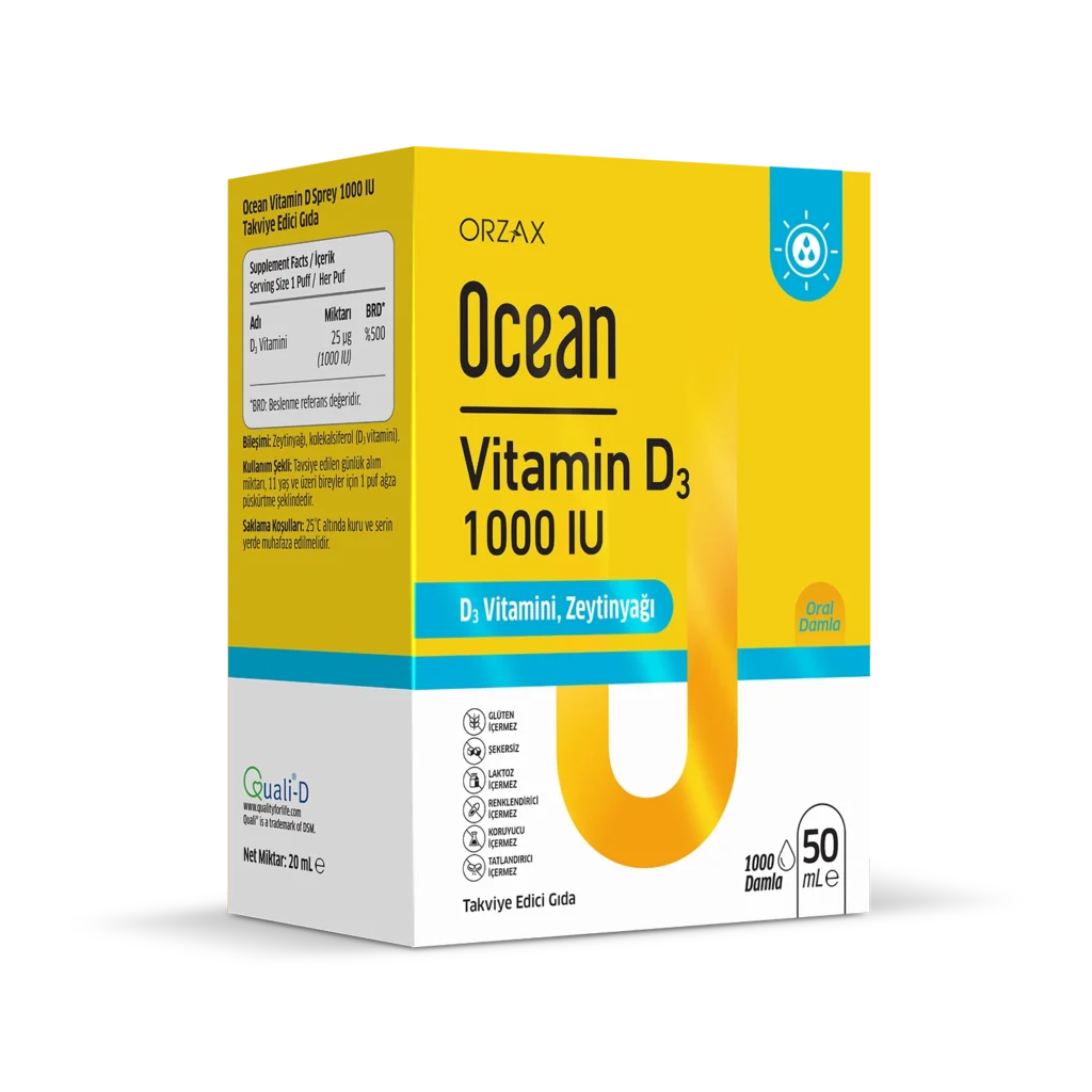 Ocean Vitamin D3 1000 IU Damla