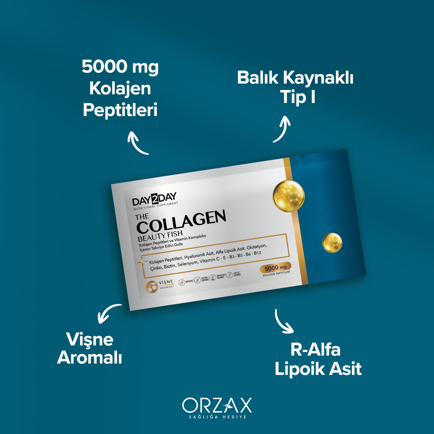 Day2Day The Collagen Beauty Fish Day2Day The Collagen Beauty Fish - Görsel 5